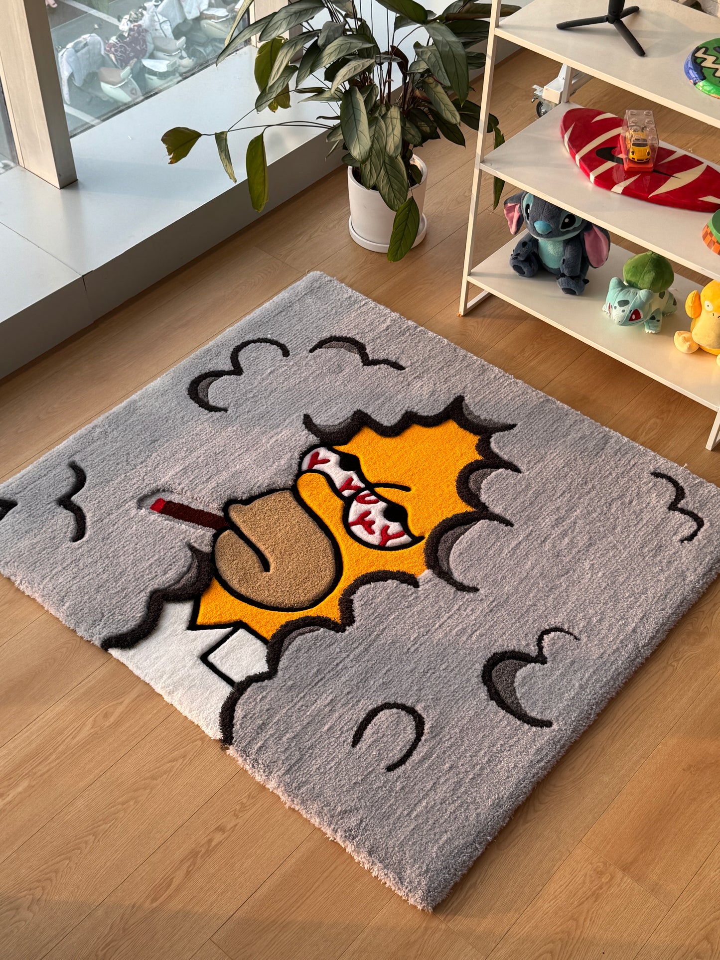 Homer smoking