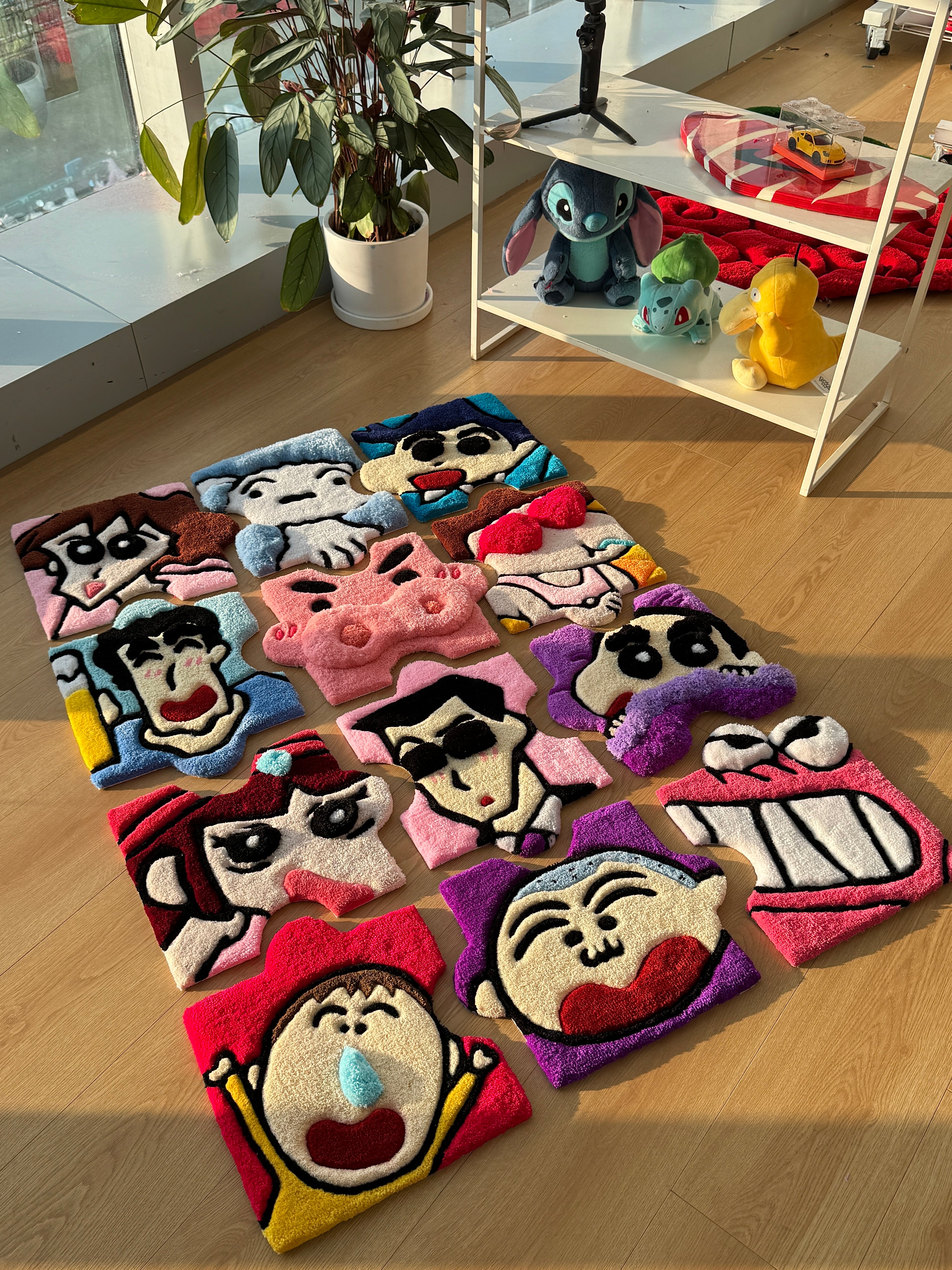 SHINKNOWNSUKE×GalleryCommune Mister Rug Shin-chan Puzzle – unusualmade